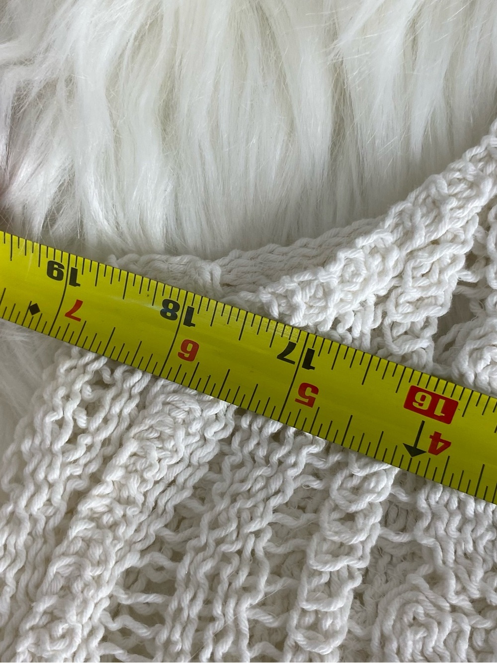 ADORA White Crochet Button-Front Sleeveless Midi Dress - Picture 10 of 12